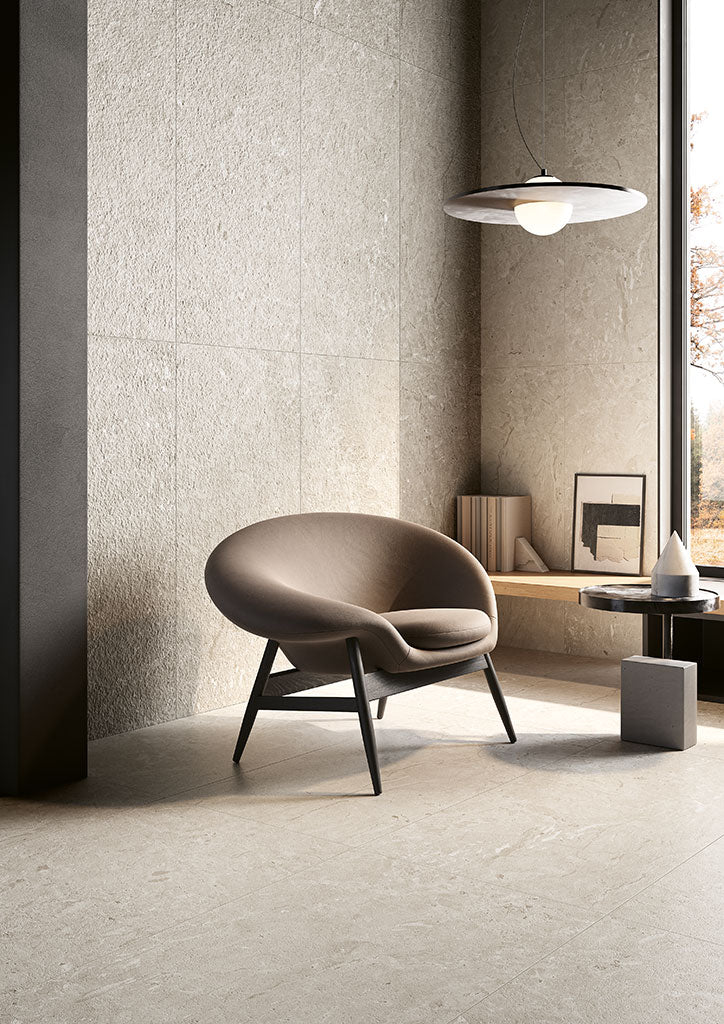 Fioranese Mashup Dolomia Grigio Chiaro en situation — carrelage effet pierre