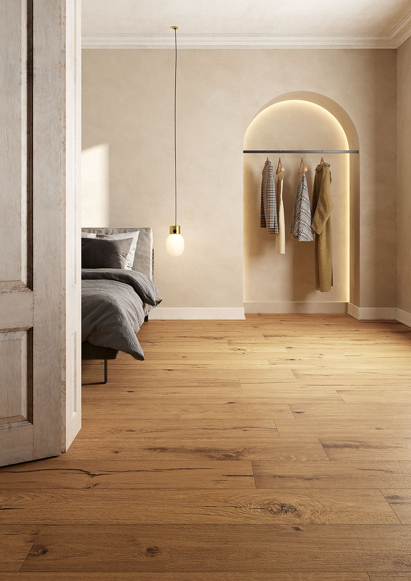 Fioranese Legnovivo Naturale en situation — carrelage effet bois