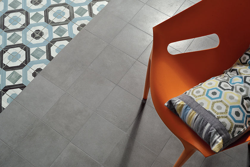 Fioranese Cementine 20 en situation — carrelage carreau de ciment
