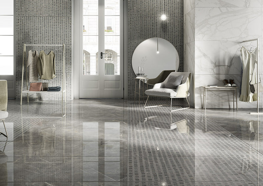 Fioranese Marmorea en situation — carrelage effet marbre