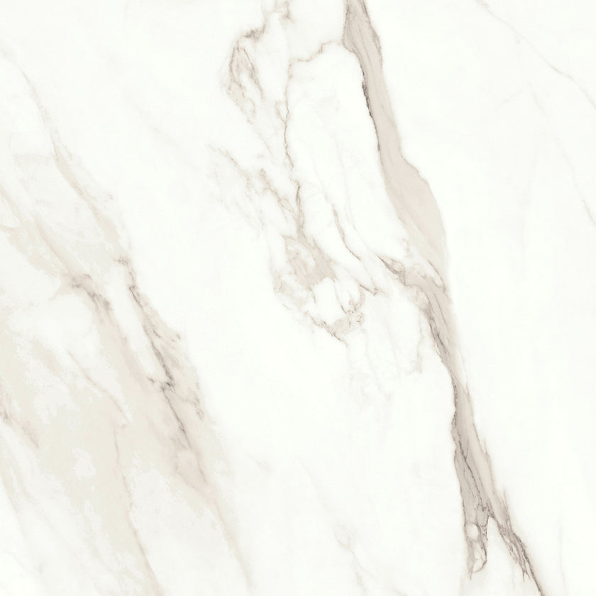 Carreau Margres Prestige Calacatta 60x60 effet marbre, finition polie rectifiée