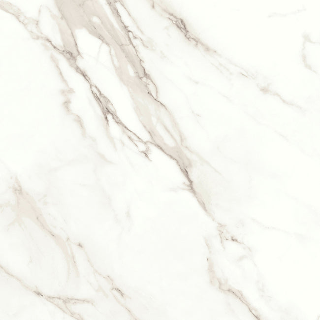 Carreau Margres Linea Prestige Calacatta 100x100 effet marbre, finition naturelle rectifiée