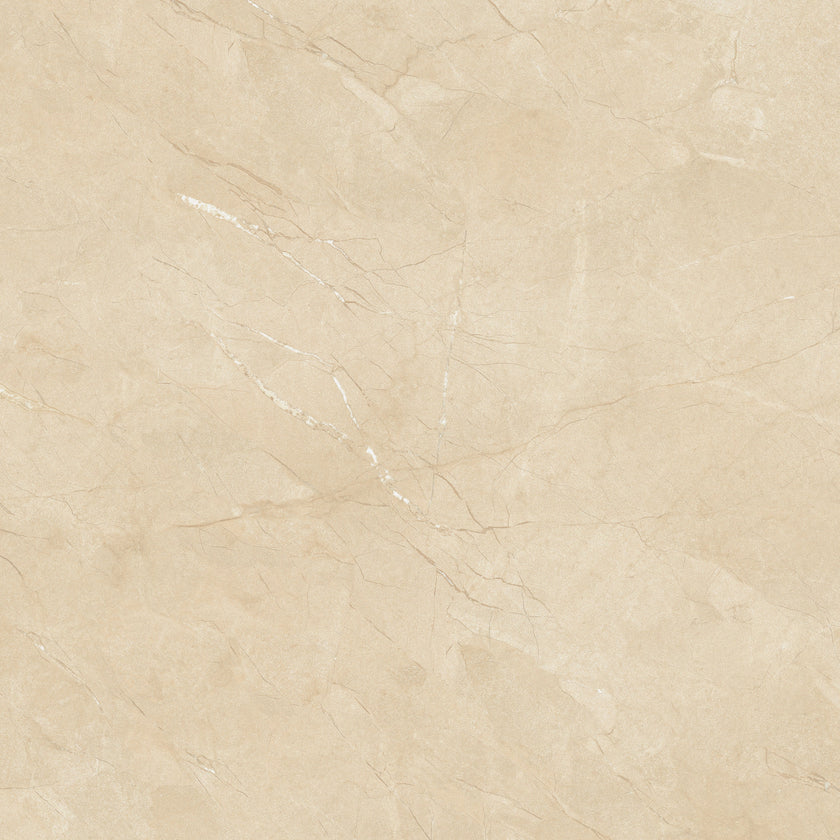 Carreau Margres Prestige Corinthian Beige 90x90 effet marbre, finition naturelle rectifiée