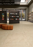 MARGRES PURE STONE 120x120 Beige Naturel Rectifié en ambiance
