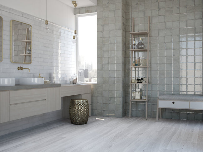 CIFRE ALCHIMIA WHITE 7,5x30 BRILLO
