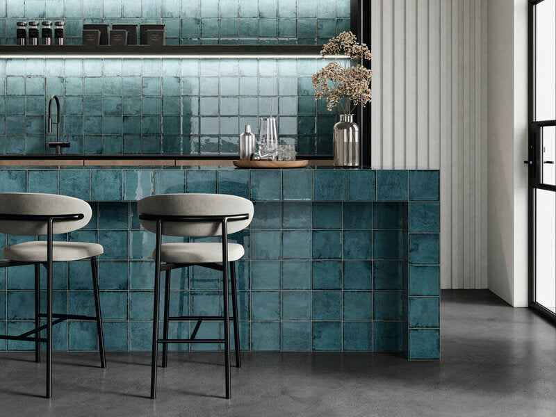 CIFRE ALCHIMIA BLUE BRILLO 7,5x30 BRILLO