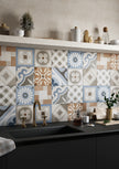 Fioranese Cementine Retrò Retrò Deco en situation — carrelage carreau de ciment