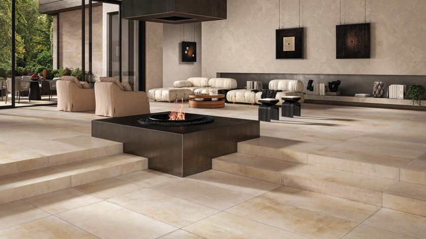 NOVOCERAM SÉRAC BORDURES CASTRUM OUTDOOR PLUS 20 mm — Naturel en séjour