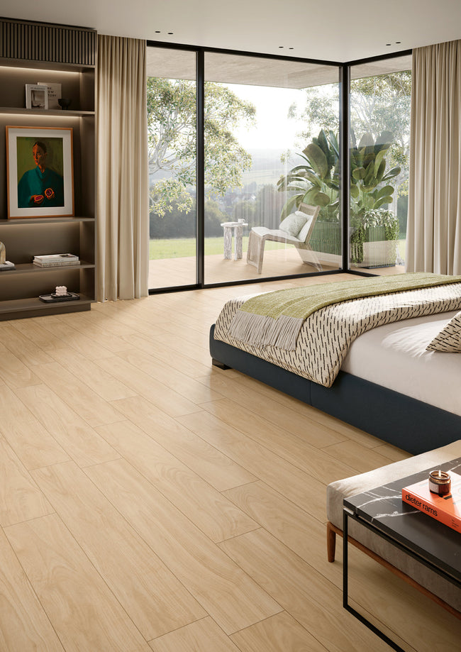 MARGRES STAGE 20x120 Cream Adouci (Rectifié) en ambiance