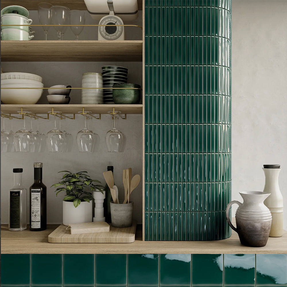 WOW SWEET BARS ROYAL GREEN GLOSS - 12,5x25