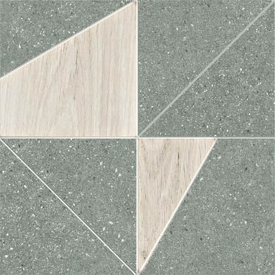 MAGICA Libeccio Tangram Naturale / Grained Green Copper Tangram 29x29 cm