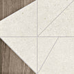 MAGICA Libeccio Tangram Tortora / Grained Plate Tangram 29x29 cm