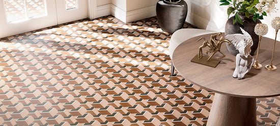 Carrelage Natucer Triart Cubus 17,2x17,5 TAUPE