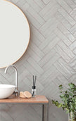 Carrelage effet zellige Kerion Terra Lucida Grigio 8x30 cm – vue 3