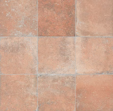 Carrelage effet terre toscane Kerion Toscana Terracotta 20x20 cm – vue 2
