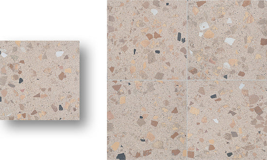 Carrelage effet terrazzo Kerion Mood Plus Tp04 20x20 cm – vue 2