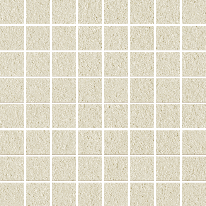 Mosaïque Margres Time 2.0 3,5x3,5 Snow sur trame 30x30 finition antidérapante rectifiée R11