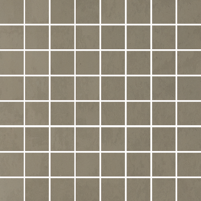 Mosaïque Margres Time 2.0 3,5x3,5 Snow sur trame 30x30 finition naturelle rectifiée