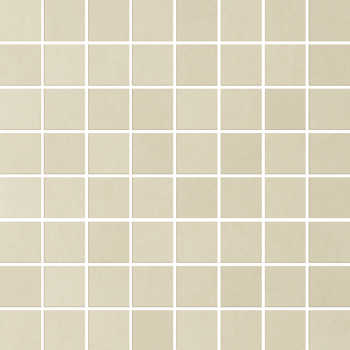 Mosaïque Margres Time 2.0 3,5x3,5 Snow sur trame 30x30 finition polie rectifiée