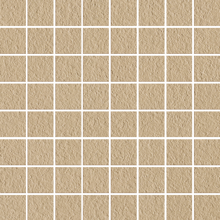 Mosaïque Margres Time 2.0 3,5x3,5 Cream sur trame 30x30 finition antidérapante rectifiée R11