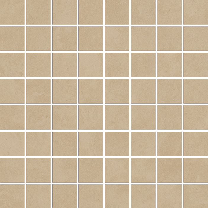 Mosaïque Margres Time 2.0 3,5x3,5 Cream sur trame 30x30 finition naturelle rectifiée