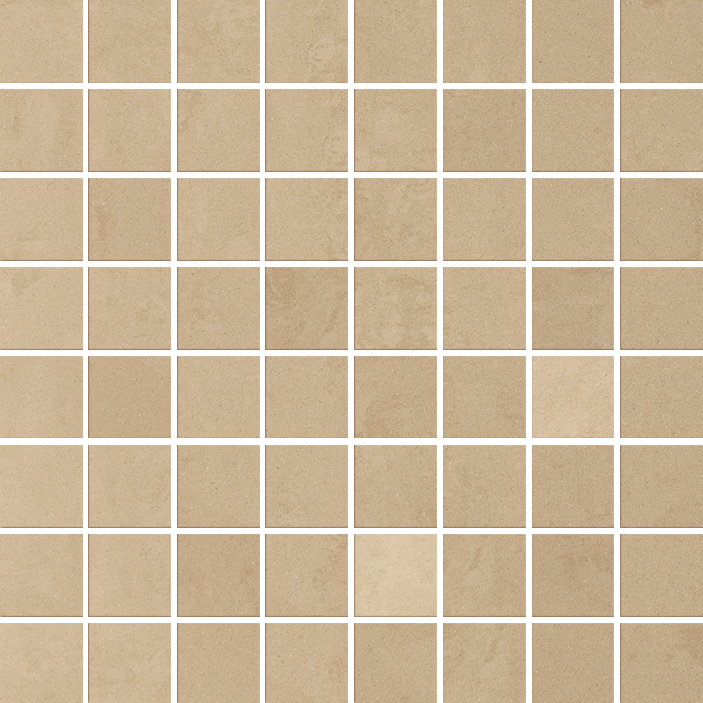 Mosaïque Margres Time 2.0 3,5x3,5 Cream sur trame 30x30 finition polie rectifiée