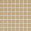 Mosaïque Margres Time 2.0 3,5x3,5 Beige sur trame 30x30 finition antidérapante rectifiée R11