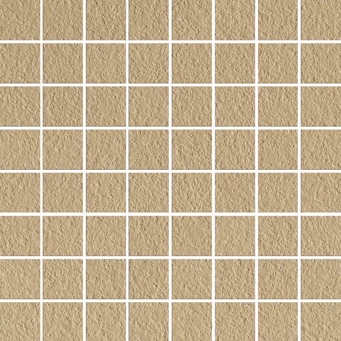 Mosaïque Margres Time 2.0 3,5x3,5 Beige sur trame 30x30 finition antidérapante rectifiée R11