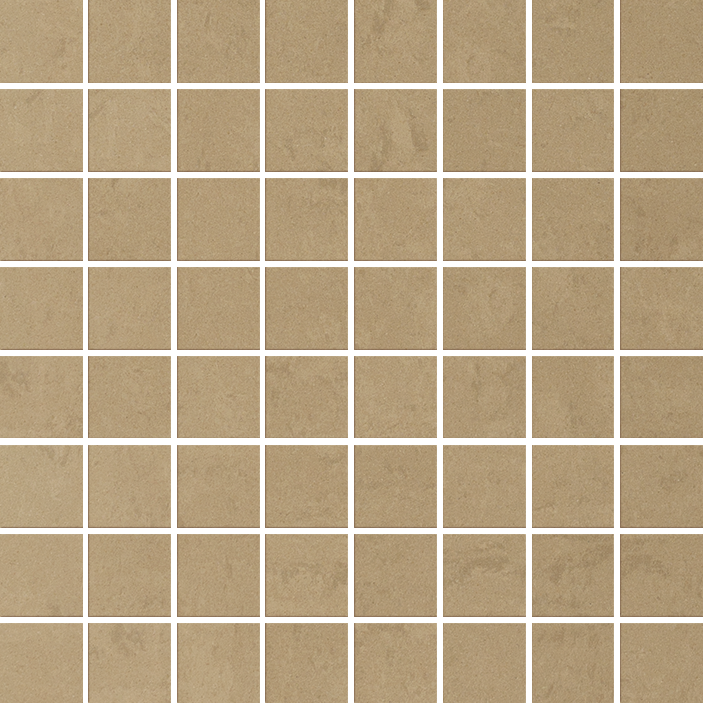 Mosaïque Margres Time 2.0 3,5x3,5 Beige sur trame 30x30 finition polie rectifiée