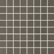 Mosaïque Margres Time 2.0 3,5x3,5 Carbon sur trame 30x30 finition polie rectifiée