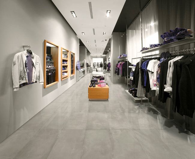 Carreau Margres Tool Light Grey 45x90 finition adoucie rectifiée
