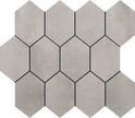 Mosaïque hexagonale Margres Tool Light Grey sur trame 24x26,6