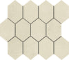 Mosaïque hexagonale Margres Tool White sur trame 24x26,6