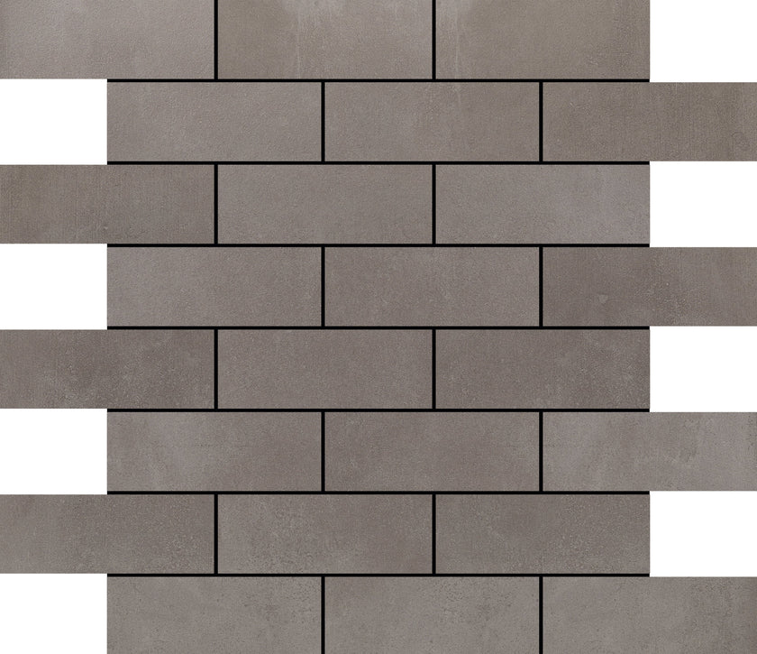 Décor bricks Margres Tool Grey sur trame 33x33