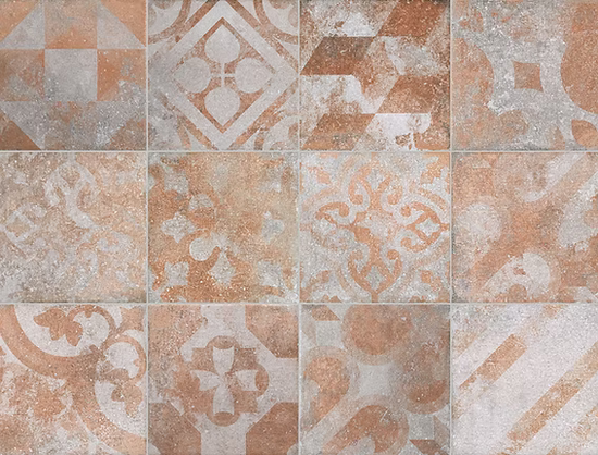 Carrelage effet terre toscane Kerion Toscana 20x20 cm