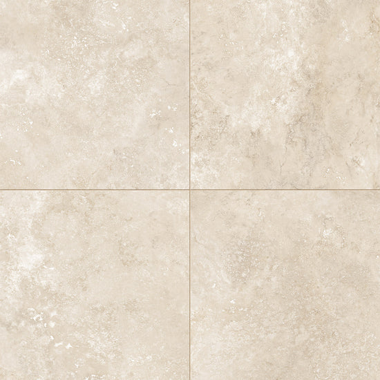 Carrelage effet pierre Monocibec Tradition Travertin Beige – vue 2