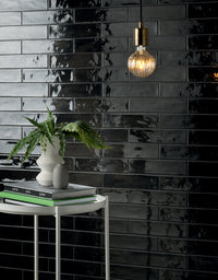 ELIOS CERAMICA TROPICAL NERO 6x25 LUCIDO