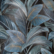 Serenissima Showall Wall06 - Black Leaf — carrelage décor mural
