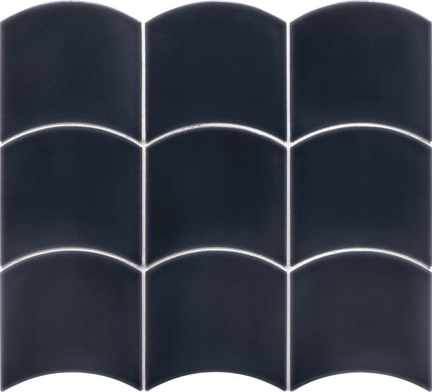 Carrelage Wave 12 x 12 cm Blue Reef