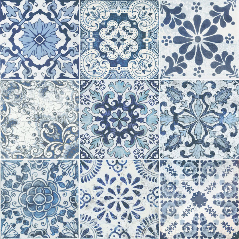 Carrelage Apavisa 4Ever Majolica Blue Pre-Scored-20 naturelle 60x60 pré-incisé 10x60