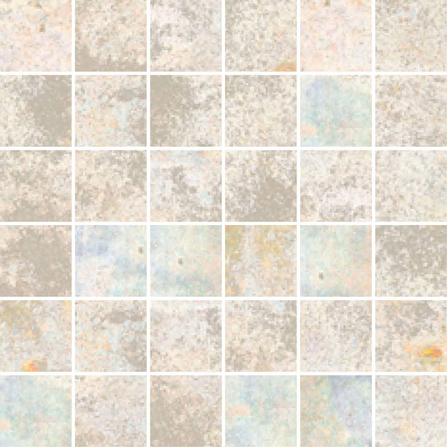 Carrelage Apavisa Anima Multicolor naturelle Mosaïque 5x5 sur trame 30x30