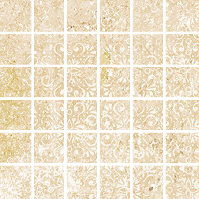 Carrelage Apavisa Emotion Beige naturelle Mosaïque 5x5 sur trame 30x30
