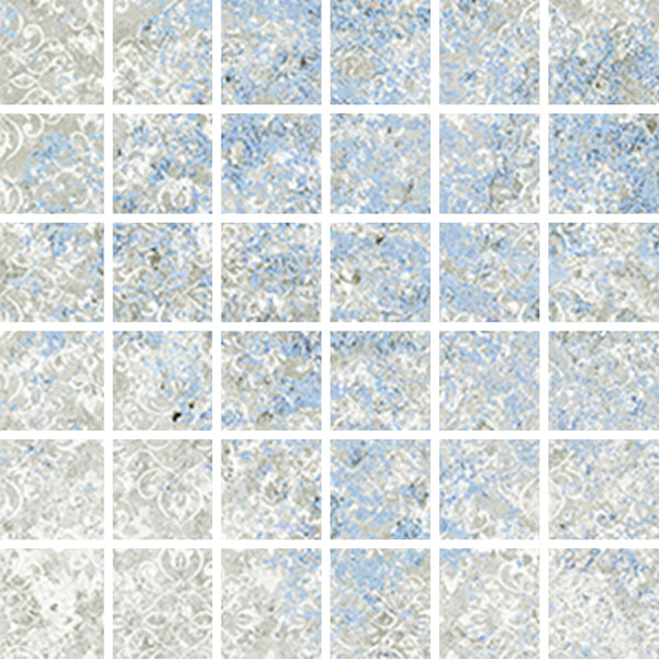 Carrelage Apavisa Emotion Grey naturelle Mosaïque 5x5 sur trame 30x30