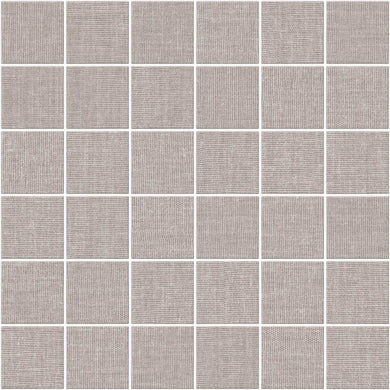 Carrelage Apavisa Ethnic Grey naturelle Mosaïque 5x5 sur trame 30x30