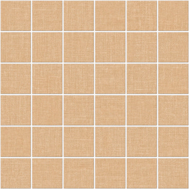 Carrelage Apavisa Ethnic Ochre naturelle Mosaïque 5x5 sur trame 30x30