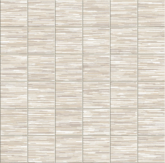 Carrelage Apavisa Filo Beige naturelle Mosaïque 5x5 sur trame 30x30