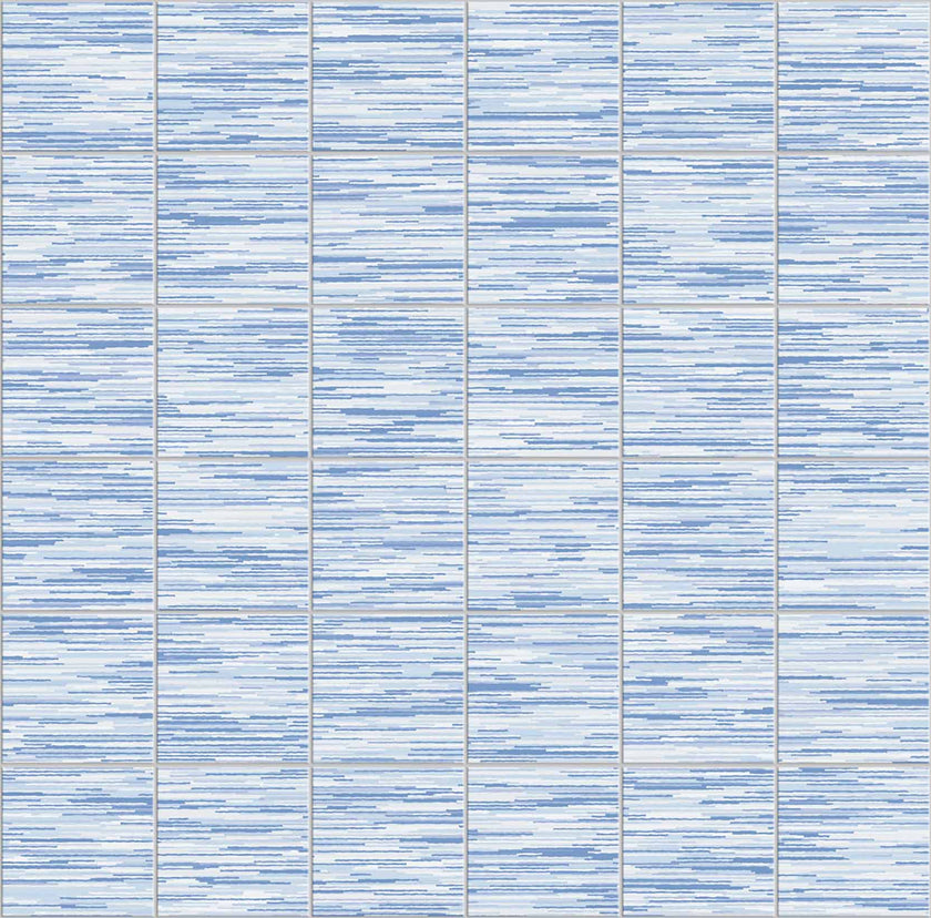 Carrelage Apavisa Filo Blue naturelle Mosaïque 5x5 sur trame 30x30