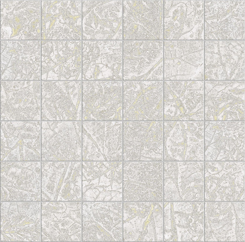 Carrelage Apavisa Fragmenta Grey naturelle Mosaïque 5x5 sur trame 30x30