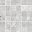 Carrelage Apavisa Kangen White naturelle Mosaïque 5x5 sur trame 30x30