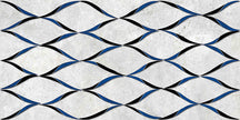 Carrelage Apavisa Kangen White Wave naturelle 50x100